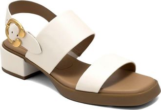 Aerosoles Dove Low Heeled Sandal - Wide Width Available in Eggnog at Nordstrom Rack, Size 5.5