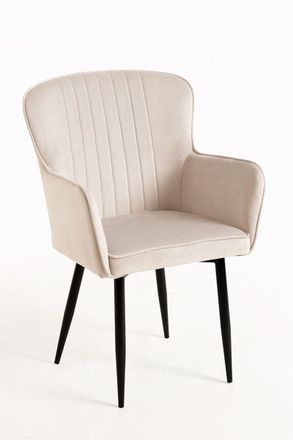 Regalos Miguel Regalos Miguel - Packs Sillas Comedor - Pack 4 Sillas Dalye Terciopelo - Beige