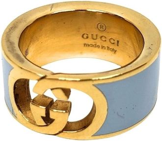 Gucci Yellow Gold Band Ring (Pre-Owned)