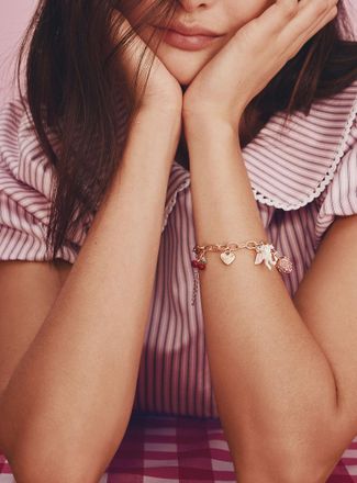 Simons Womens Cute charm bracelet In supporting of Tel-jeunes & Jack.org