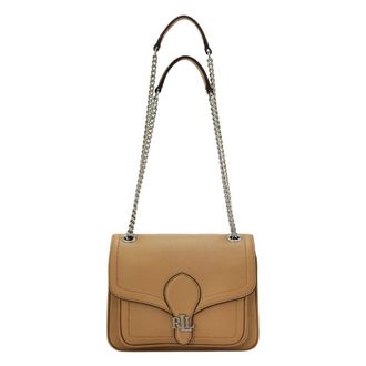 Ralph Lauren Pebbled Small Bradley Borsa - - Bags - Donna - Marrone - ONE SIZE