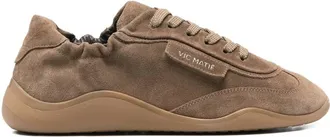 Vic Mati&eacute; Womens Suede Stretch Sneaker In Scarpa Sense Brown