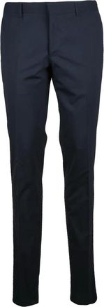 Paoloni Pantalone - Heren - Chinos - Blauw - M - Wol - Broeken