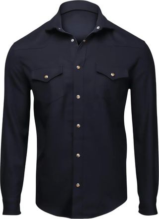 Marco Pescarolo Camicia con taschino - Blu