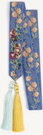 Valentino Garavani Embroidered Viscose Bandeau Scarf Woman MULTICOLOUR UNI
