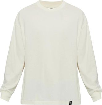 Palm Angels Camiseta de algod&oacute;n de manga larga - Tops - Hombre - Beige - XL