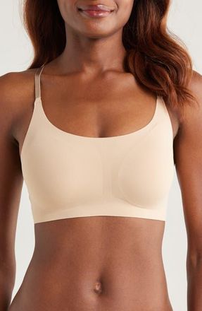 True & Co. True Body Boost Scoop Neck Bralette in Desert at Nordstrom, Size X-Small