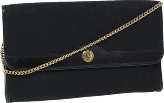Dior Pre-owned Vintage Trotter Canvas Schoudertas - Dames - Vintage Clutch - Zwart - ONE Size - Vintage