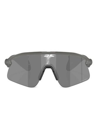 Oakley polished geometric sunglasses - unisex - Carbonium - One Size - Grey