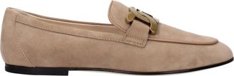 Tod's Tods Mocassini Donna Camoscio Beige/Cappuccino
