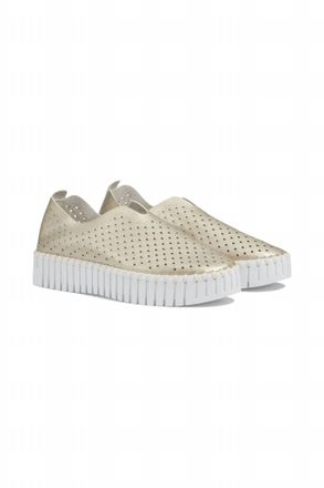 Ilse Jacobsen Womens Tulip U 0010 Slip On Sneaker In Platin