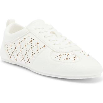 Splendid Julian Laser-Cut Sneaker in White Sand at Nordstrom Rack, Size 6.5