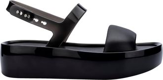 Melissa Womens Float Platform Sandals in Black - Size UK 5
