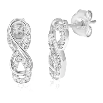 Vir Jewels 1/6 cttw Lab Grown Diamond Dangle Earrings in Sterling Silver With Push Backs For Women