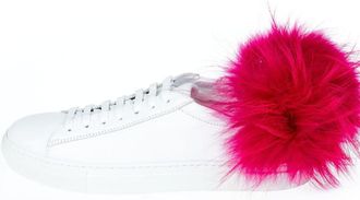 Mr & Mrs Italy White Lamb Leather Women Womens Sneaker