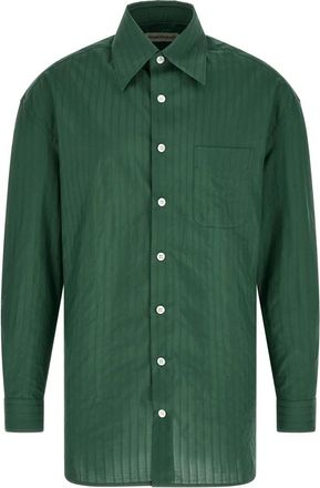 Namacheko Grinda Shirt - Heren - Casual Overhemden - Groen - L - Katoen - Overhemden