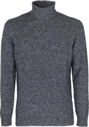 KANGRA Alpaca Wol Trui Dolcevita Stijl - Heren - Coltruien - Blauw - 2XL - Wol - Truien & Vesten