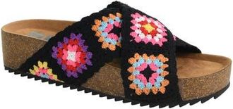 Dirty Laundry Mullberry Platform Sandal in Black Multi at Nordstrom, Size 6.5