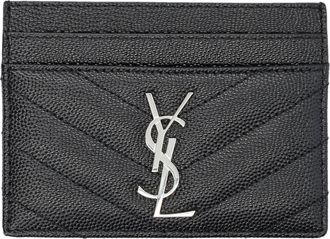 Saint Laurent Geldb&ouml;rsen Schwarz