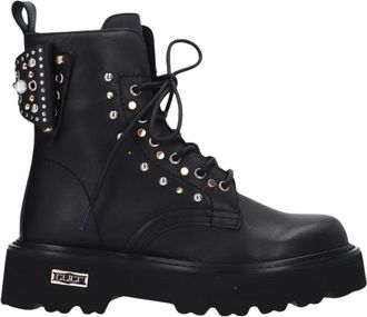 Cult Slash 4822 Mid - Dames - Veterlaarzen - Zwart - 38 EU - Leer - Schoenen