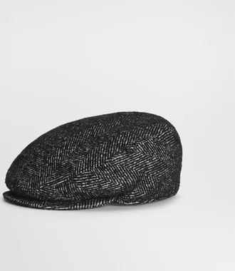 Dolce & Gabbana Chevron Wool Flat Cap - Man Hats And Gloves Multicolor 57