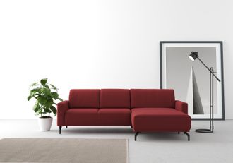 Sit&more Ecksofa »Bailando L-Form« wahlweise mit Kopfteilverstellung und Vorziehsitz, motorisch