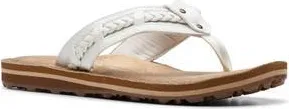 Clarks Fenner Nerica Flip Flop in Off White at Nordstrom Rack, Size 9