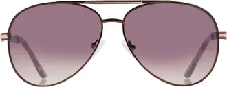 Guess Brown Gradient Pilot Mens Sunglasses GF0173 48F 61