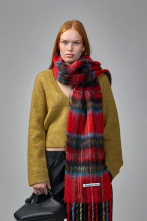 Ganni Brushed Mohair Mix Deep V-Neck