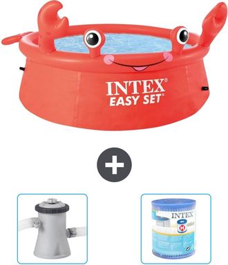 Intex Piscina Easy Set Redonda - Cangrejo - 183x51 Cm - 5-piezas S21268