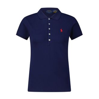 Polo Ralph Lauren Polo Shirts, female, Blue, Size: L Classic Cotton Polo Shirt