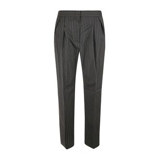 Max Mara Sesamo Trousers - female - Max Mara - Slim-fit Trousers - Black - XS - Trousers