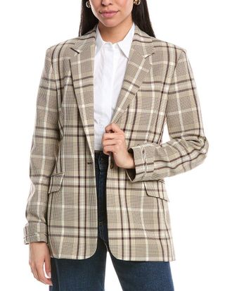 SIMKHAI Lillie Wool-Blend Blazer