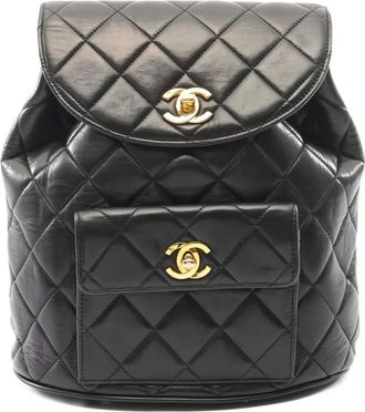 Chanel Zaino Matelass&eacute; 1994-1996 - Nero
