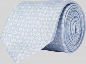 Gierremilano Seidenkrawatte mit feinem Strukturmuster in Bleu, Gr&ouml;&szlig;e 1