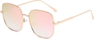 Generic Metal Frame Polarized Sunglasses, Large Frame Outdoor Vacation Beach Glasses for Men and For Women