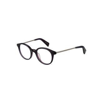 Yohji Yamamoto Ronde Volledig Rand Optisch Montuur - Heren - Brillen - Paars - ONE Size - Accessoires