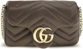 Gucci GG Marmont Shoulder Bag Brown