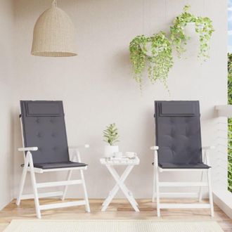 vidaXL Furniture Limited - Cojines De Silla Respaldo Alto 2 Uds Tela