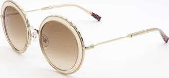 Missoni Womens 51 mm Gold Sunglasses