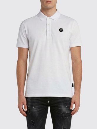 Philipp Plein Polo in cotone con monogram Philipp Plein