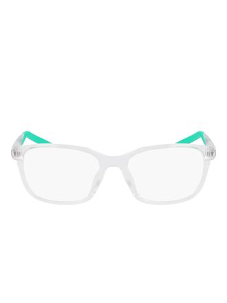 Nike rectangle-frame glasses - White