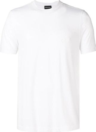 Giorgio Armani T Shirt Bianco-Uomo