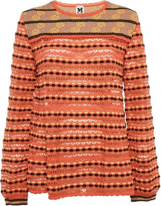 Missoni Top a righe - Arancione
