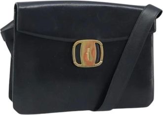 Ferragamo Pre-owned Shoulder Bags, female, Black, Size: ONE SIZE Pre-owned Shoulder Bag