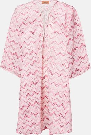 Missoni Caftano in lamé a zig zag