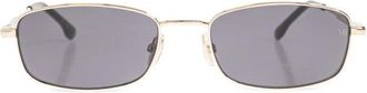 Victoria Beckham Rechthoekige Zonnebril - Dames - Zonnebrillen - Geel - ONE Size - Accessoires