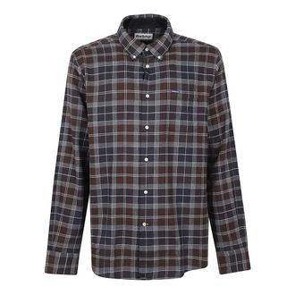 Barbour Midnight Tartan Flannel Shirt - male - Barbour - Casual Shirts - Multicolor - S - Shirts