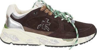 Premiata Mased 8596L - Dames - Sneakers - Bruin - 38 EU - Leer - Schoenen