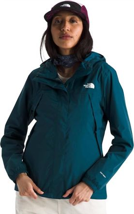 The North Face Womens Antora Jacket In Midnight Petrol